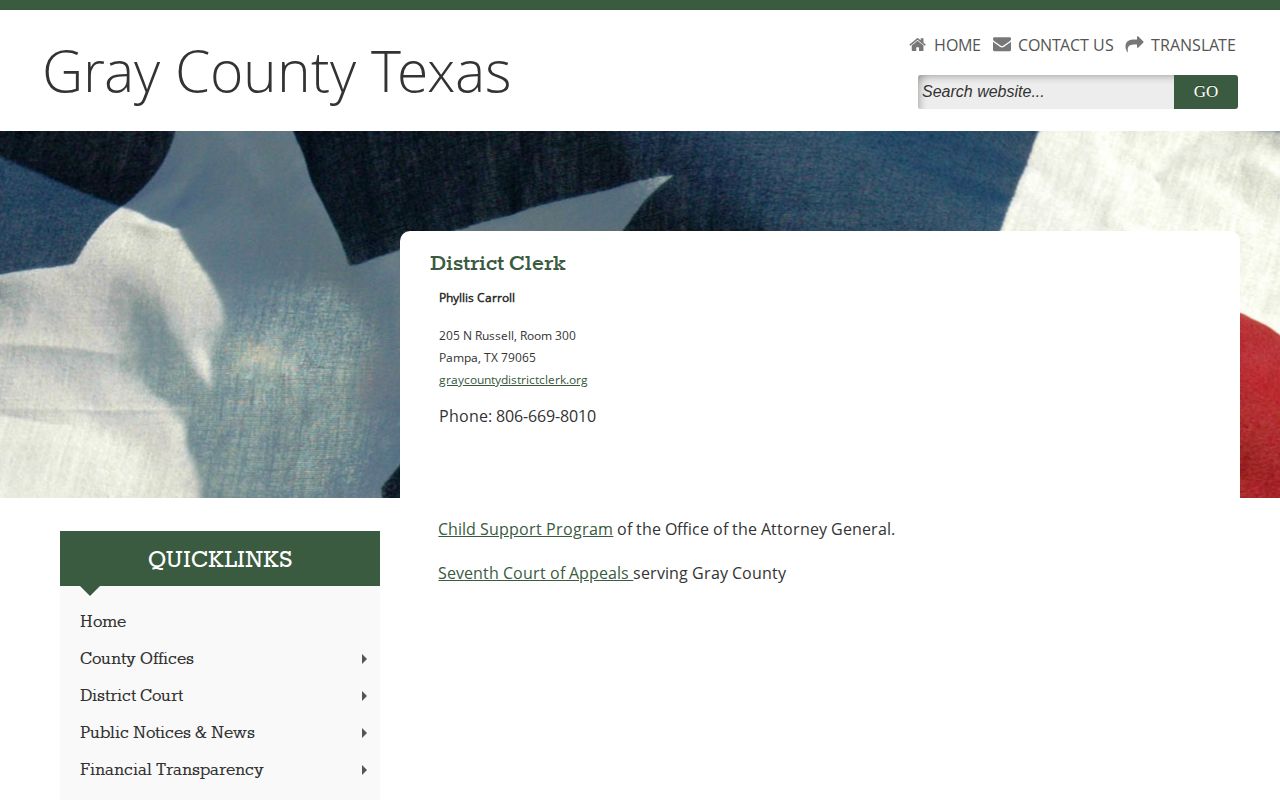 Gray County released inmate mugshot court-disposition verification source